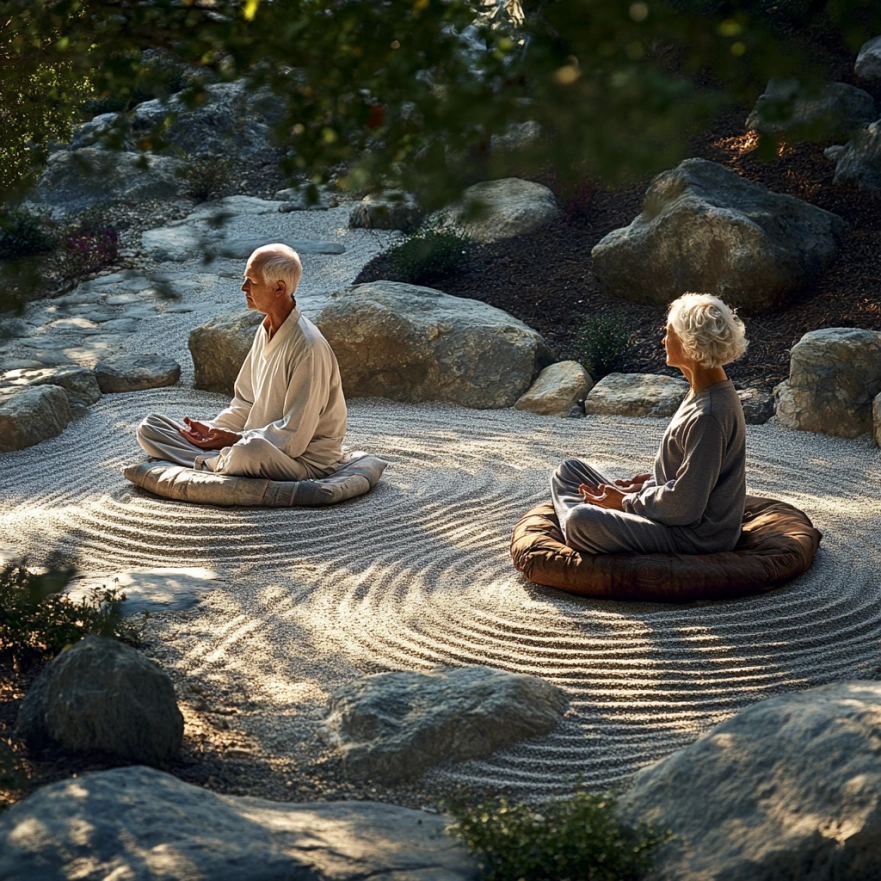 Медитація в саду